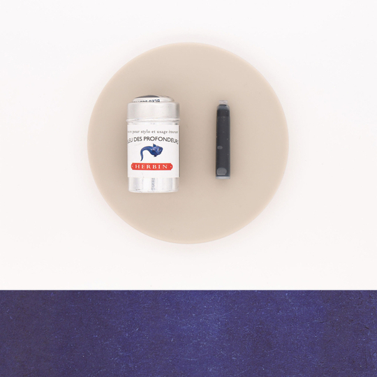Herbin Bleu des Profondeurs 6 Ink Cartridges