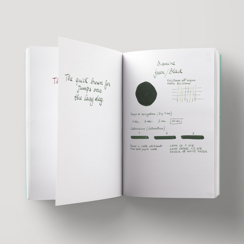 Diamine Green Black Ink Bottle 80 ml