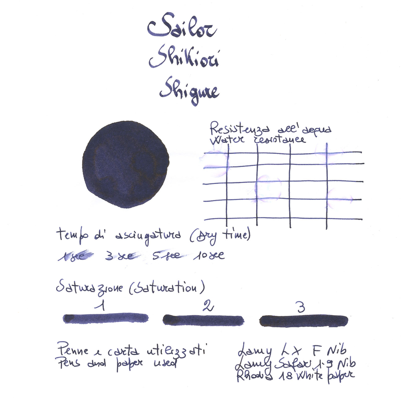 Sailor Shikiori Shigure Ink Bottle 50 ml