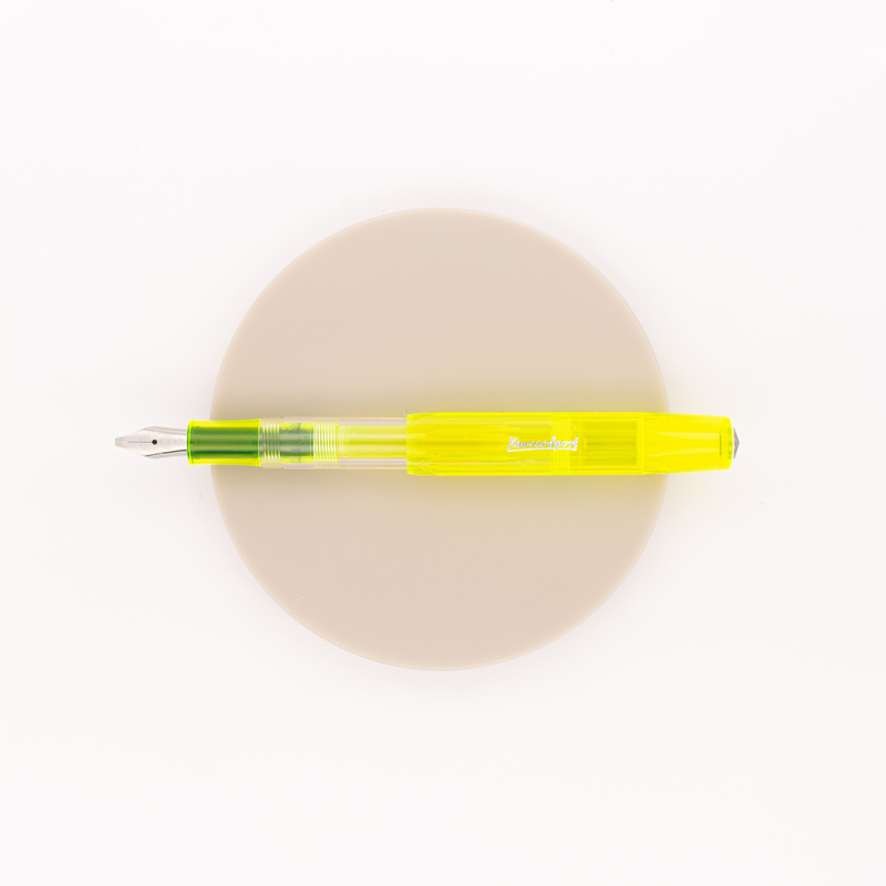 Kaweco Glow Highlighter Fountain Pen Set Yellow