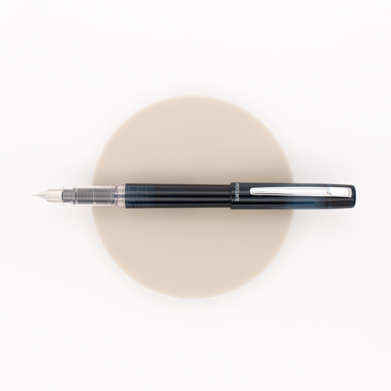 Platinum Prefounte Fountain Pen Graphite Blue