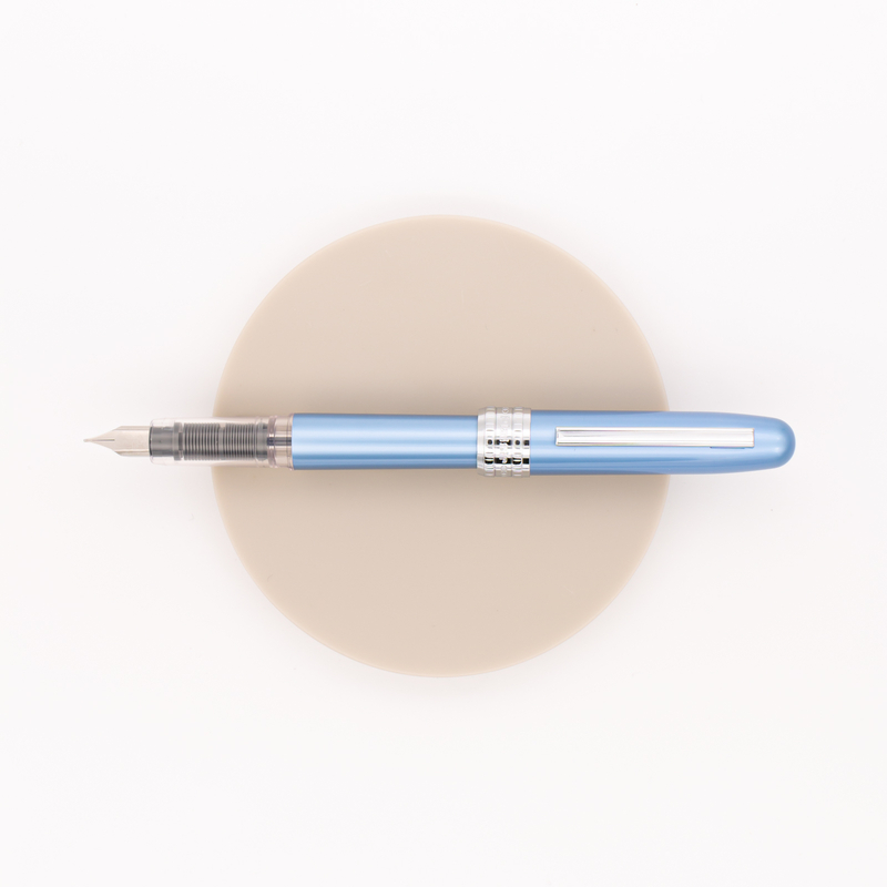 Platinum Plaisir Fountain Pen Frosty Blue