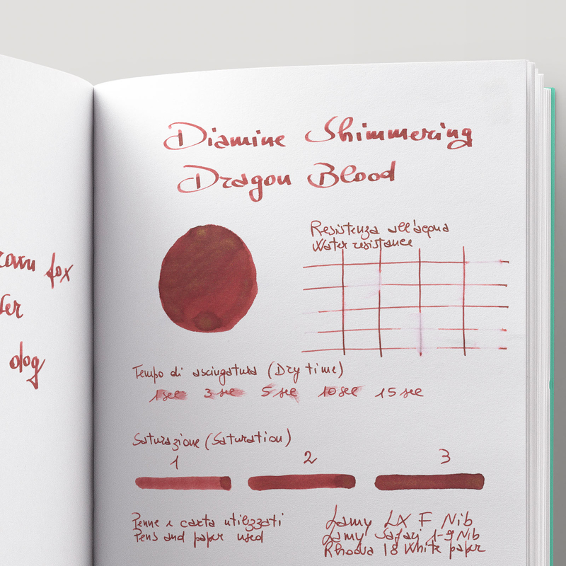 Diamine Shimmering Dragon Blood Inchiostro 50 ml