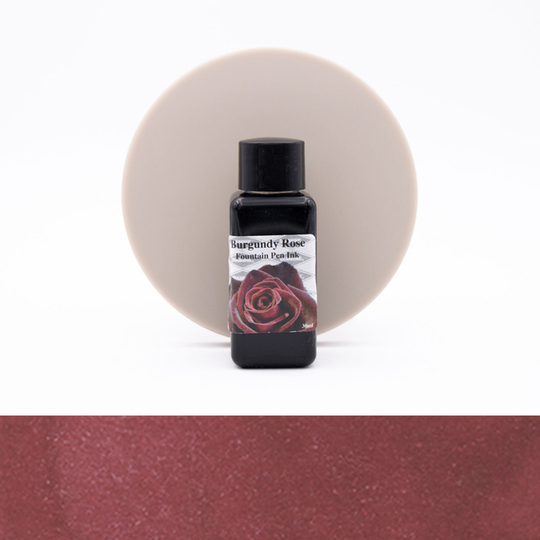 Diamine Flower Burgundy Rose Ink Bottle 30 ml