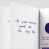 Diamine Inkvent Purple Bow Ink Bottle 50 ml Blue Edition