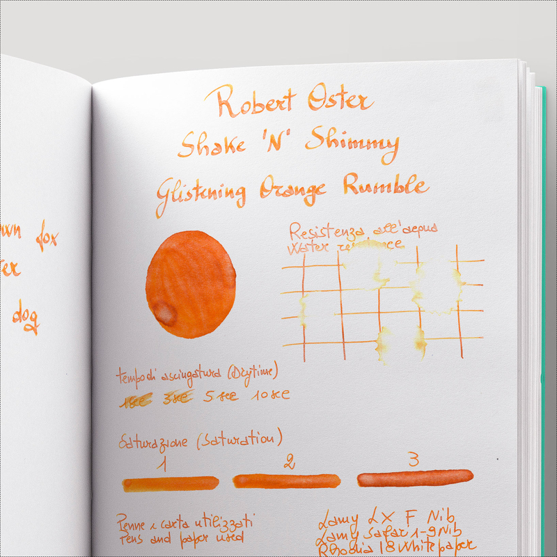 Robert Oster Shake 'N' Shimmy Glistening Orange Rumble Inchiostro 50 ml