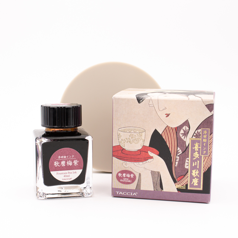 Taccia Ukiyo-e Utamaro Umemurasaki Ink Bottle 40 ml