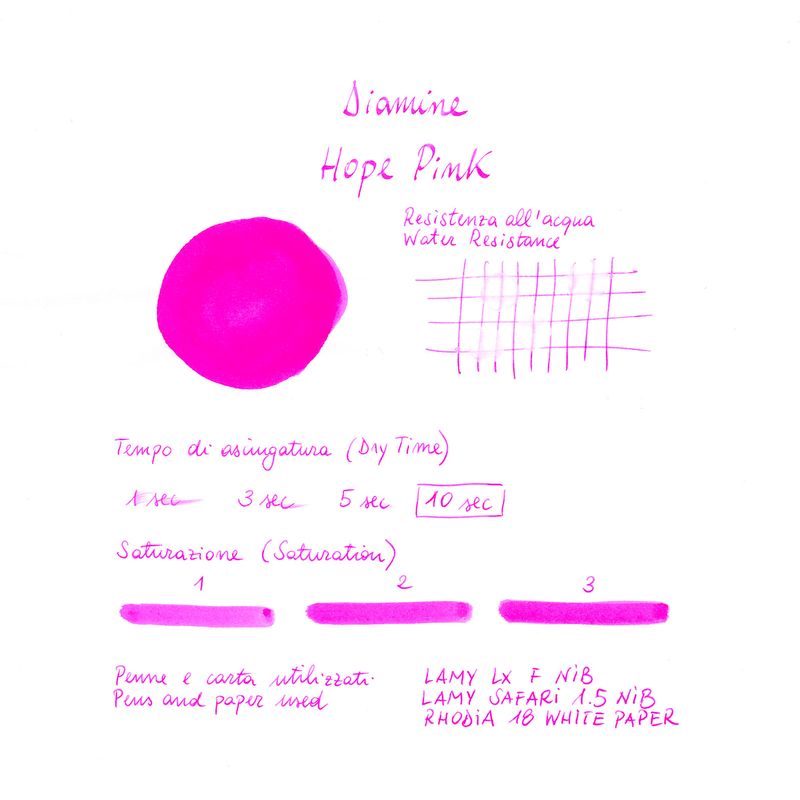 Diamine Hope Pink Ink Bottle 30 ml