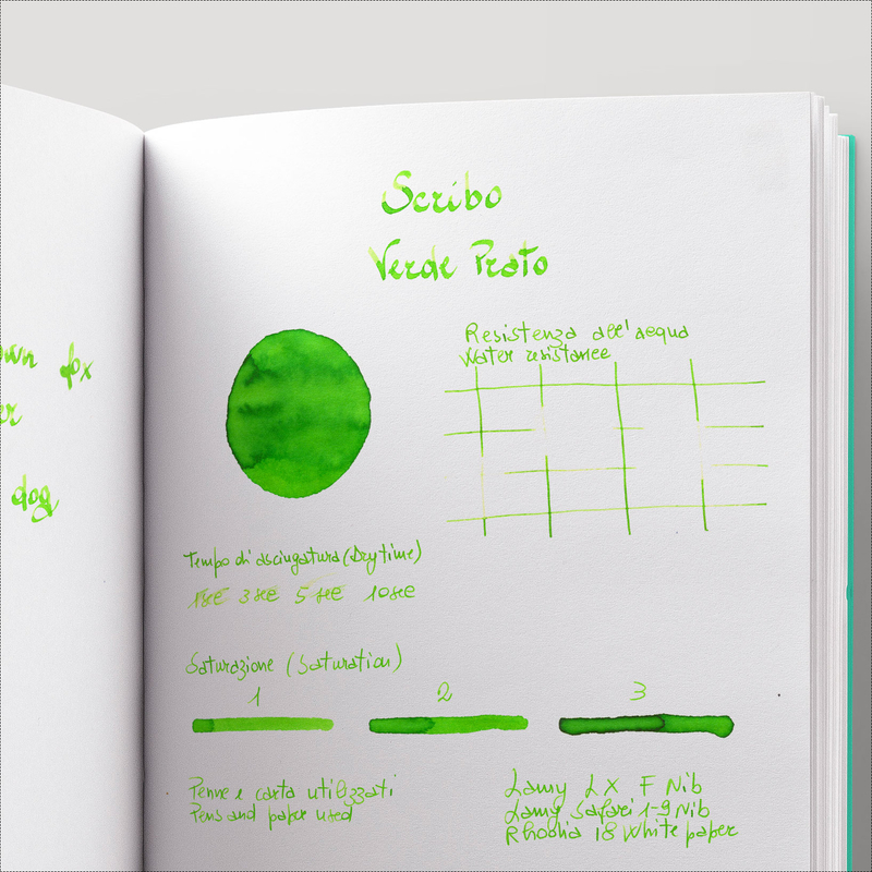 Scribo Verde Prato Ink Bottle 90 ml