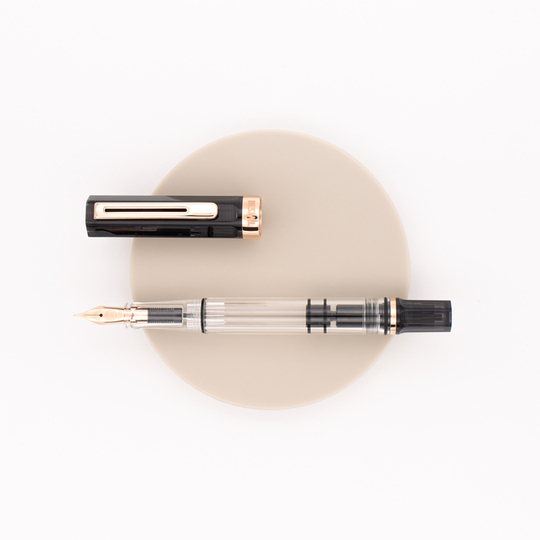 Twsbi Eco Penna Stilografica Smoke & Oro Rosa