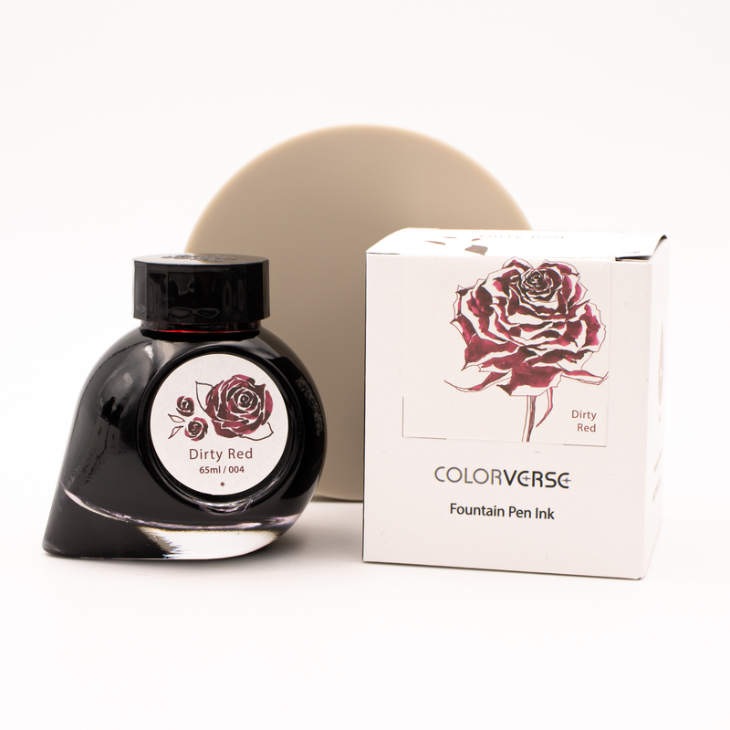 Colorverse Project Ink No. 004 Dirty Red Ink Bottle 65 ml