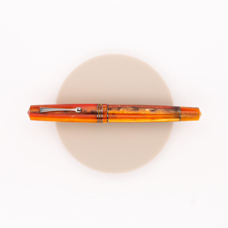 Leonardo Officina Italiana Momento Zero Fountain Pen Mango & Rhutenium