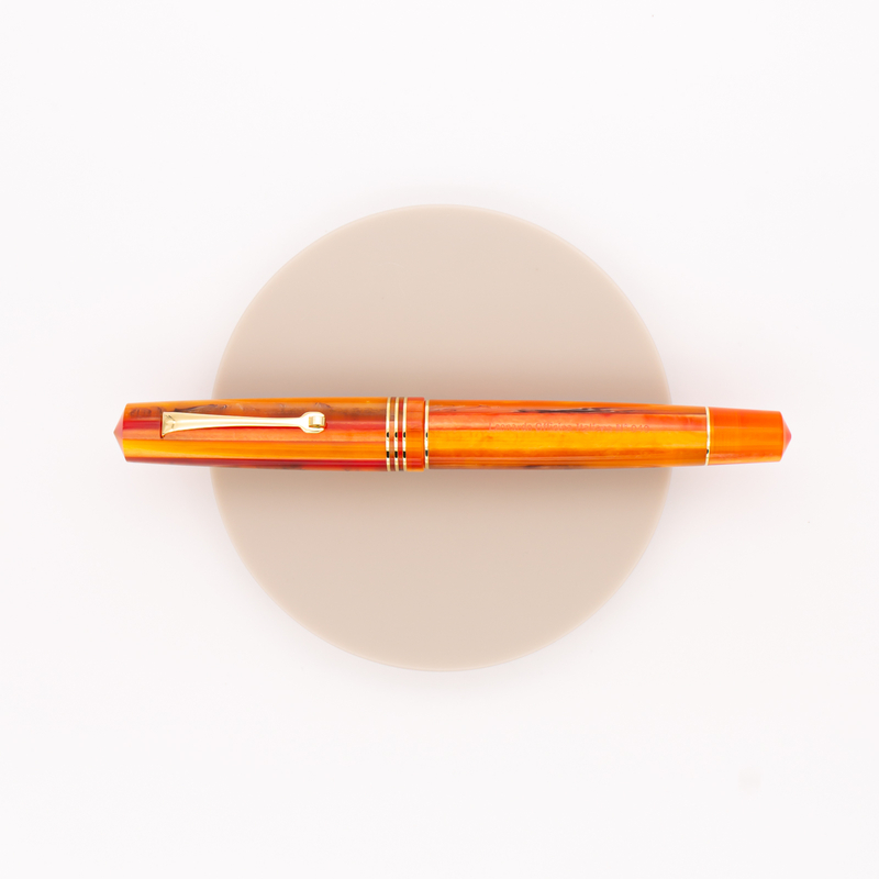 Leonardo Officina Italiana Momento Zero Fountain Pen Mango & Gold 14 KT