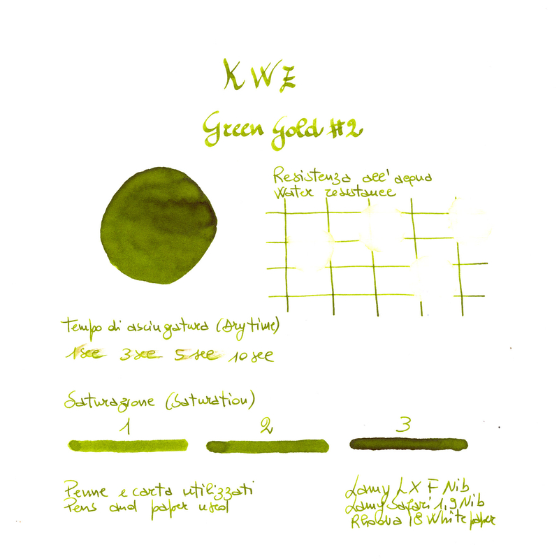 KWZ Green Gold No. 2 Ink Bottle 60 ml