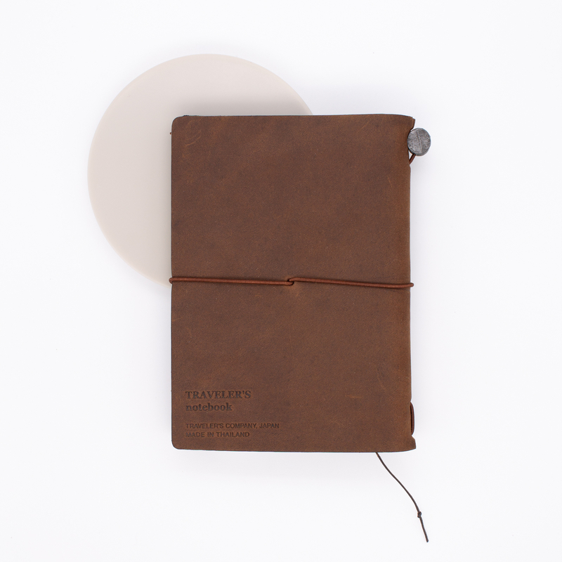 Traveler's Notebook Passport Size Marrone