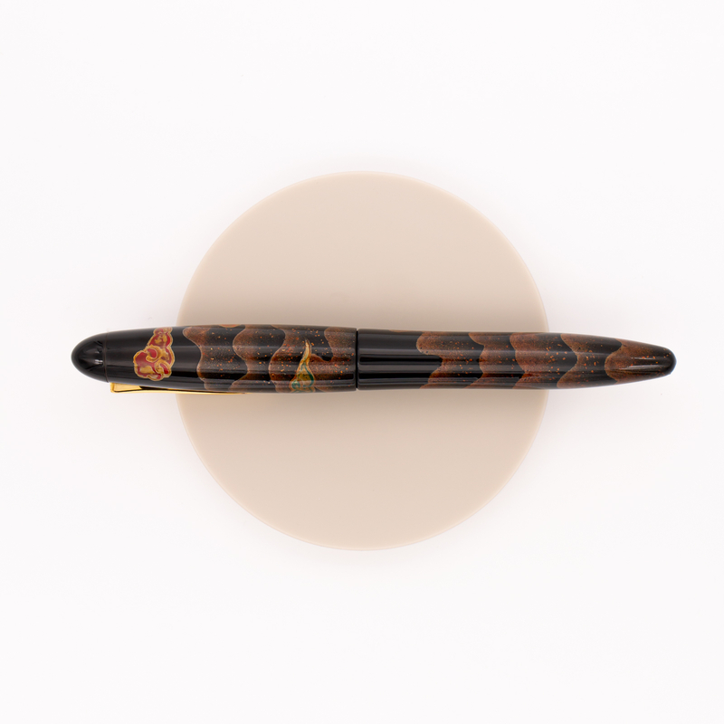 Platinum Izumo Yakumonuri Fountain Pen Ginsen Yakumo