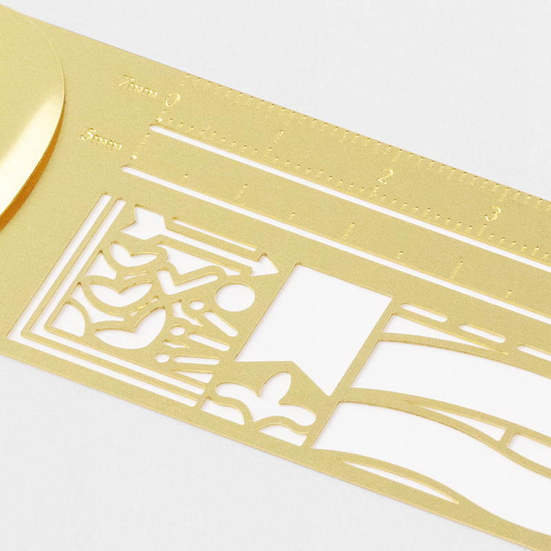 Midori Clip Ruler Stencil Decoration