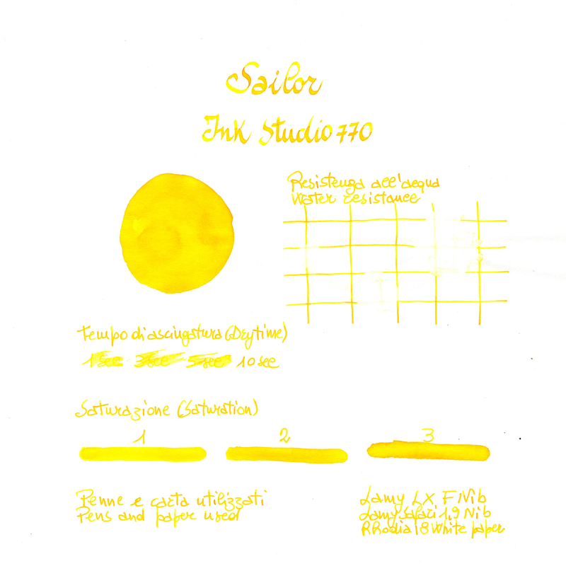 Sailor Ink Studio 770 Inchiostro 20 ml