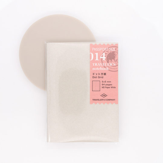 Traveler's Notebook Refill 014 Passport Size Dot Grid Notebook
