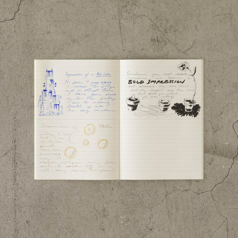 Md Paper Notebook Light A6 Lined 3 pcs Pack