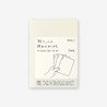 Md Paper Notebook Light A6 Blank 3 pcs Pack