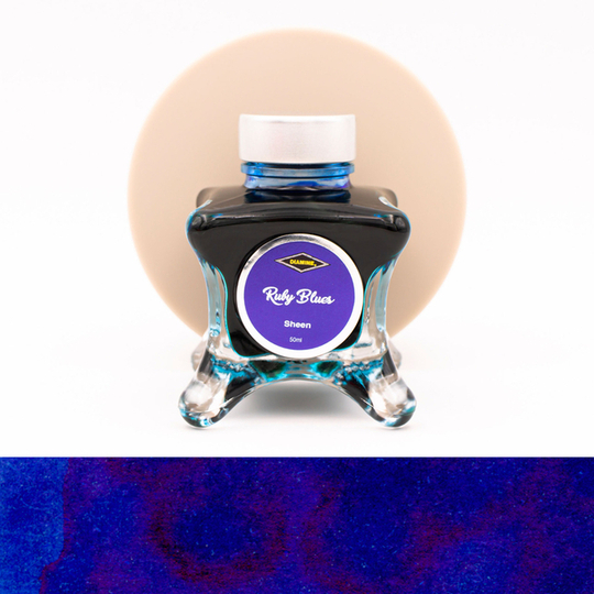 Diamine Inkvent Ruby Blues Inchiostro 50 ml Red Edition Sheen