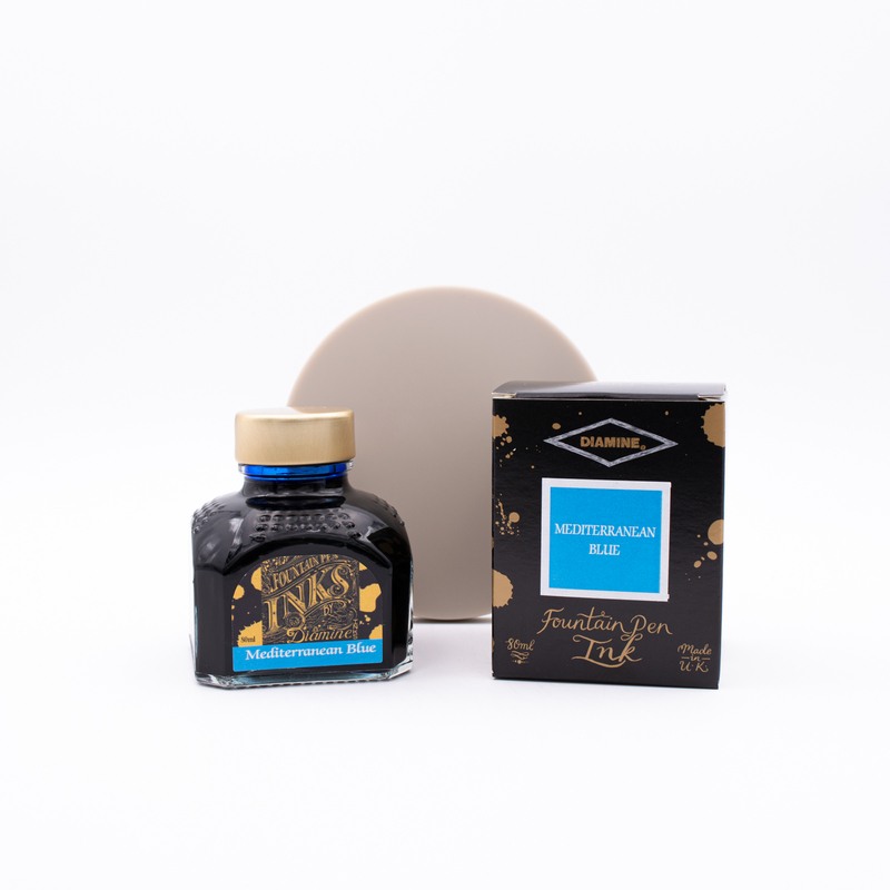 Diamine Mediterranean Blue Inchiostro 80 ml