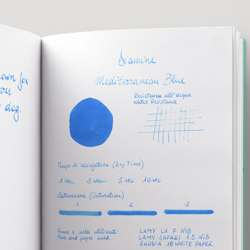 Diamine Mediterranean Blue Ink Bottle 80 ml
