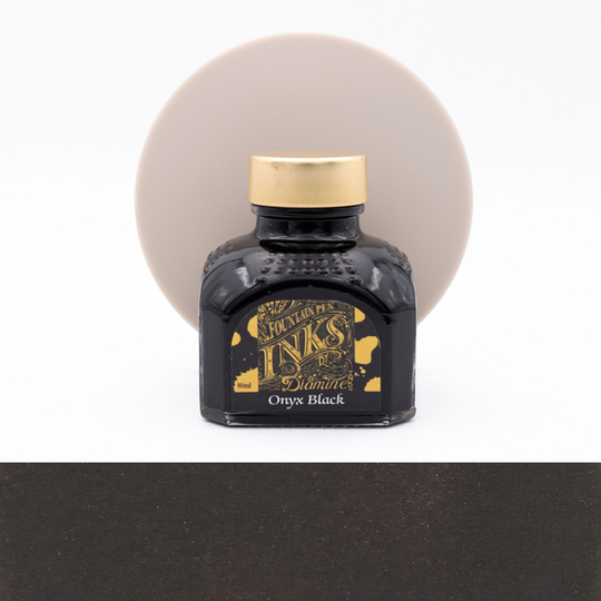 Diamine Onyx Black Ink Bottle 80 ml