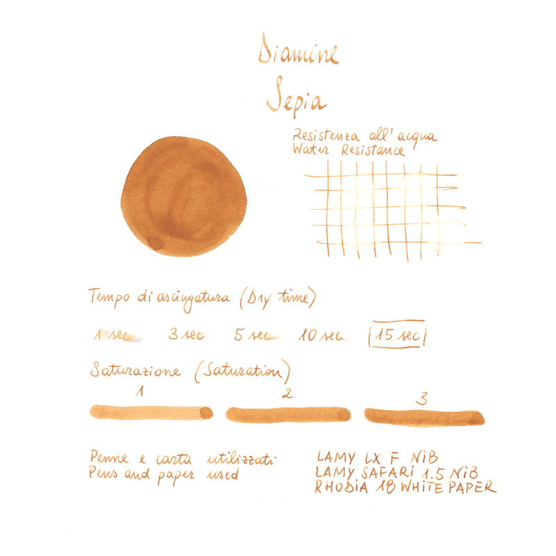 Diamine Sepia Ink Bottle 80 ml