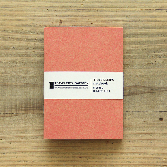 Traveler's Factory Refill Passport Size Kraft Rosa