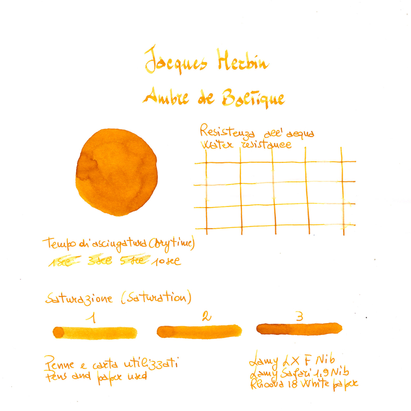Jacques Herbin Ambre de Baltique Inchiostro 50 ml