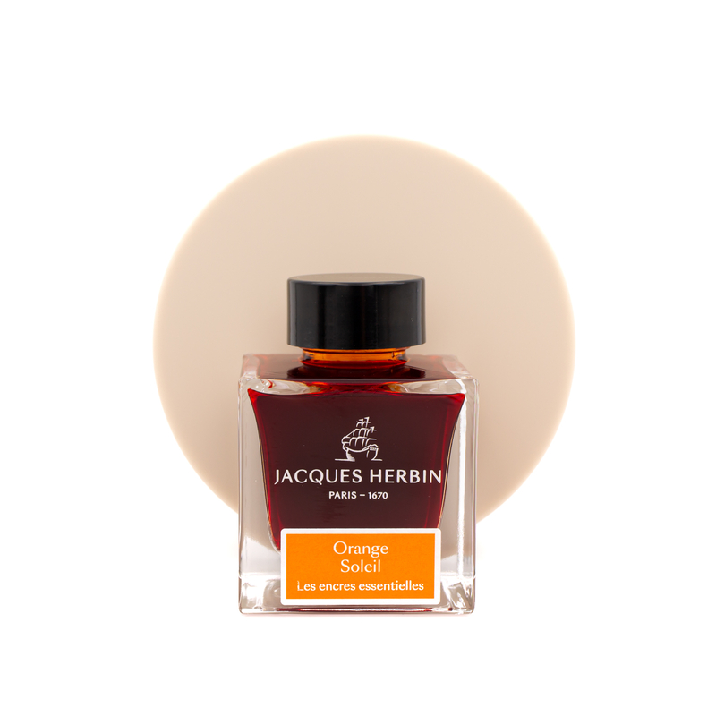 Jacques Herbin Orange Soleil Ink Bottle 50 ml