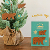 Traveler's Factory Holiday Bear Leather Tag Limited Edition