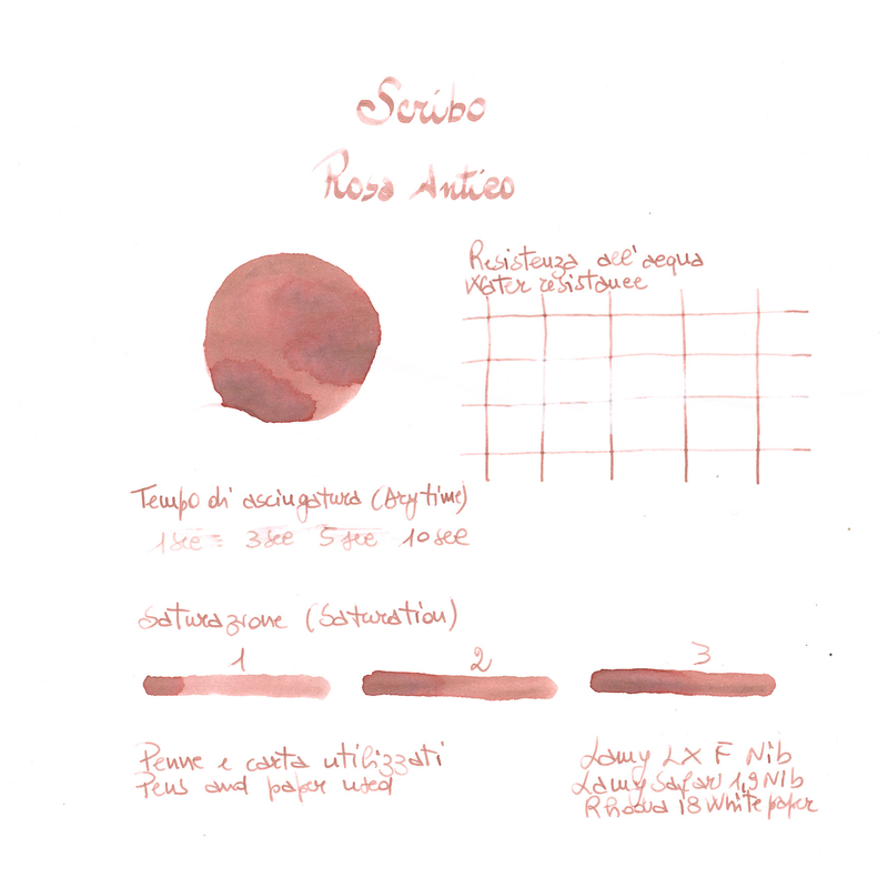 Scribo Rosa Antico Inchiostro 90 ml
