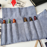 Esterbrook Pen Roll for 6 Pens Navy