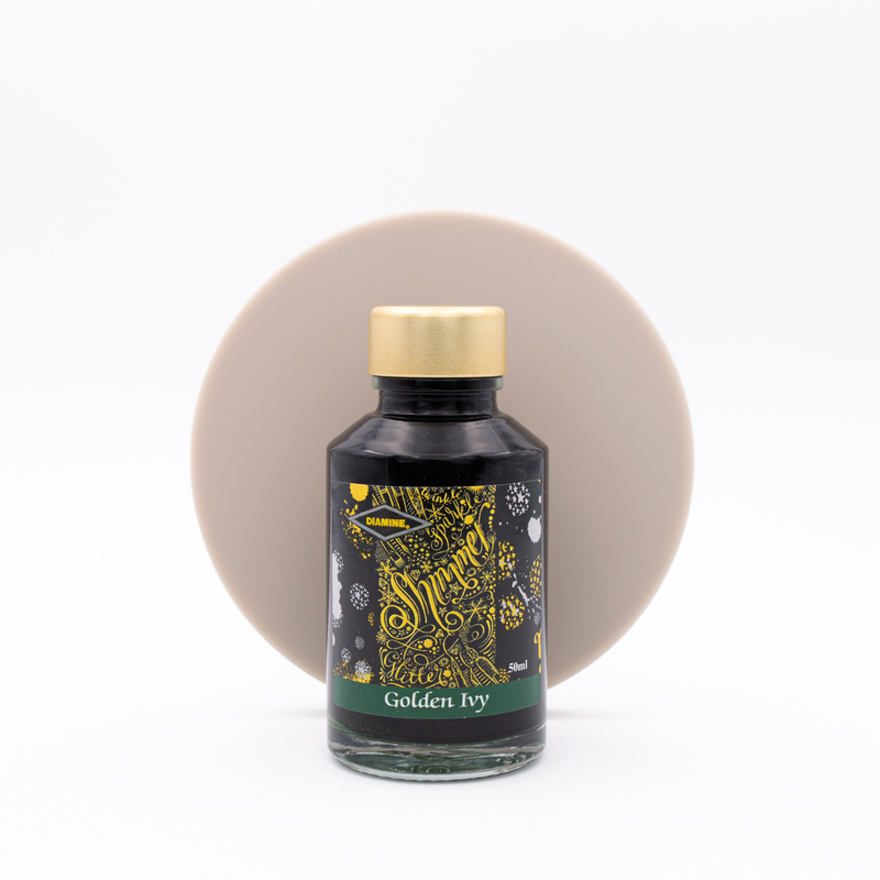 Diamine Shimmering Golden Ivy Ink Bottle 50 ml