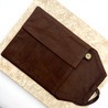Kyoku Haku Pen Roll for 6 Pens Indigo River