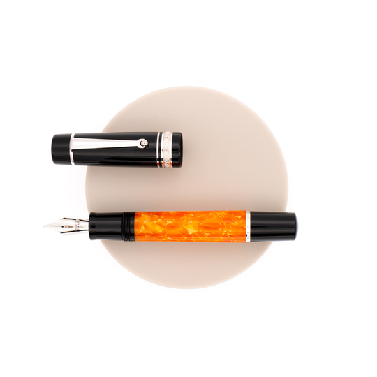 Delta Dolcevita Mid-Size Fountain Pen Rhodium