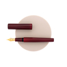 Wancher Sekai Fuzhou Urushi Fountain Pen Akatamenuri