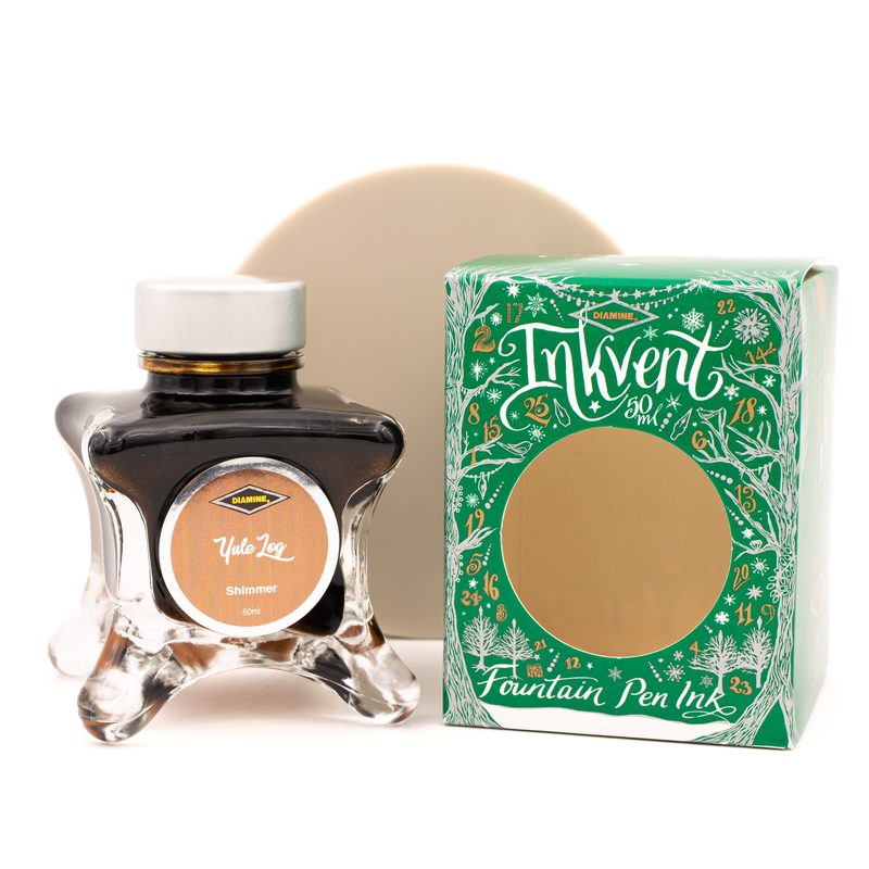 Diamine Inkvent Yule Log Inchiostro 50 ml Green Edition Shimmer