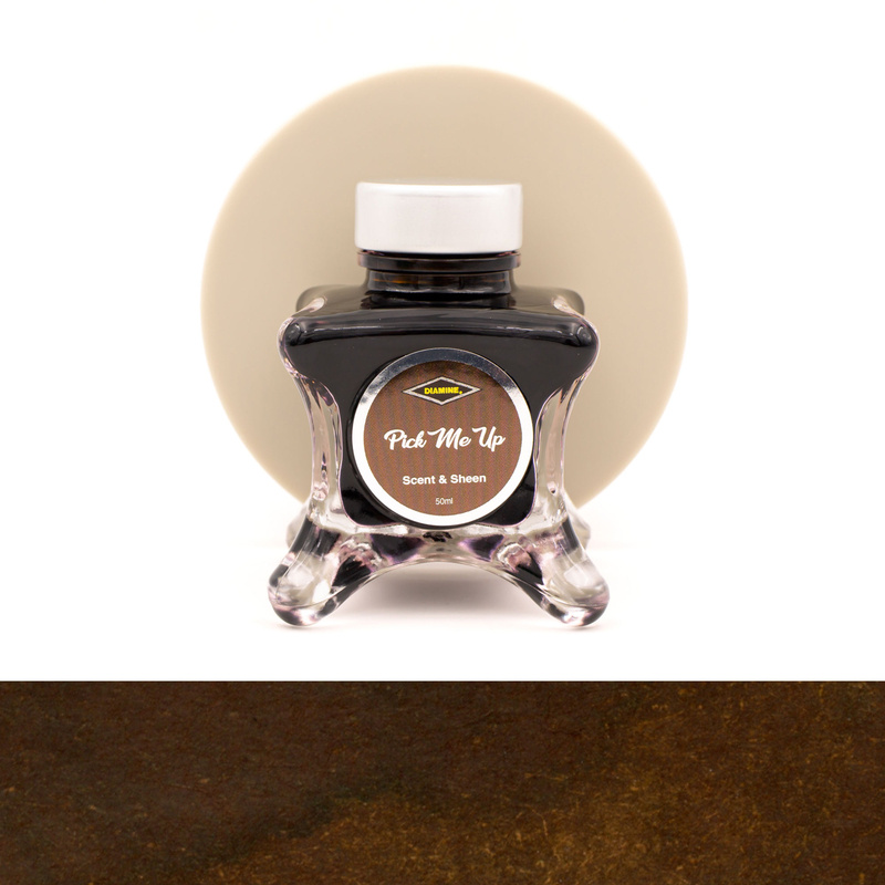 Diamine Diamine Inkvent Pick Me Up Ink Bottle 50 ml Green Edition Scent & Sheen