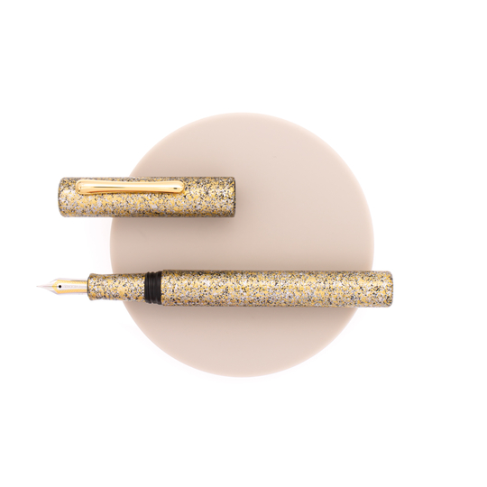 Taccia Granite Stone Fountain Pen Yellow