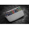 Galen Leather Galen Leather Magnum Opus Portapenne in Pelle 12 Posti Crazy Horse Smoky Grey