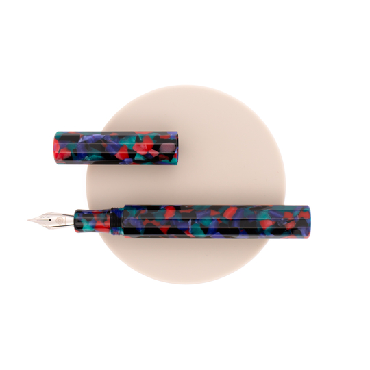 Wancher Kaleido Penna Stilografica Nera (Yomatsuri)
