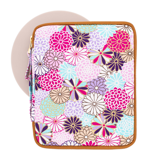 Kyoku Haku Pen Case for 10 Pens Dahlia Pink