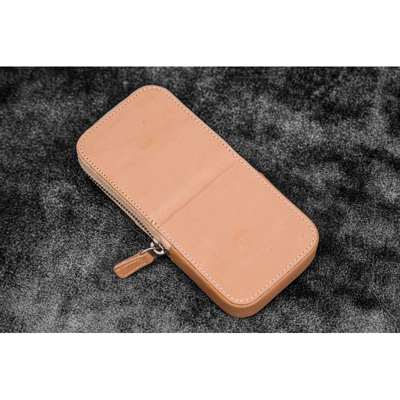 Galen Leather Galen Leather Magnum Opus 3 Slots Pen Case Undyed