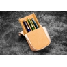 Galen Leather Galen Leather Magnum Opus 3 Slots Pen Case Undyed