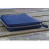 Galen Leather Galen Leather Portapenne in Pelle 5 Posti con Notebook A6 Navy Blue