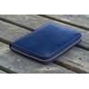 Galen Leather Galen Leather Portapenne in Pelle 5 Posti con Notebook A6 Navy Blue